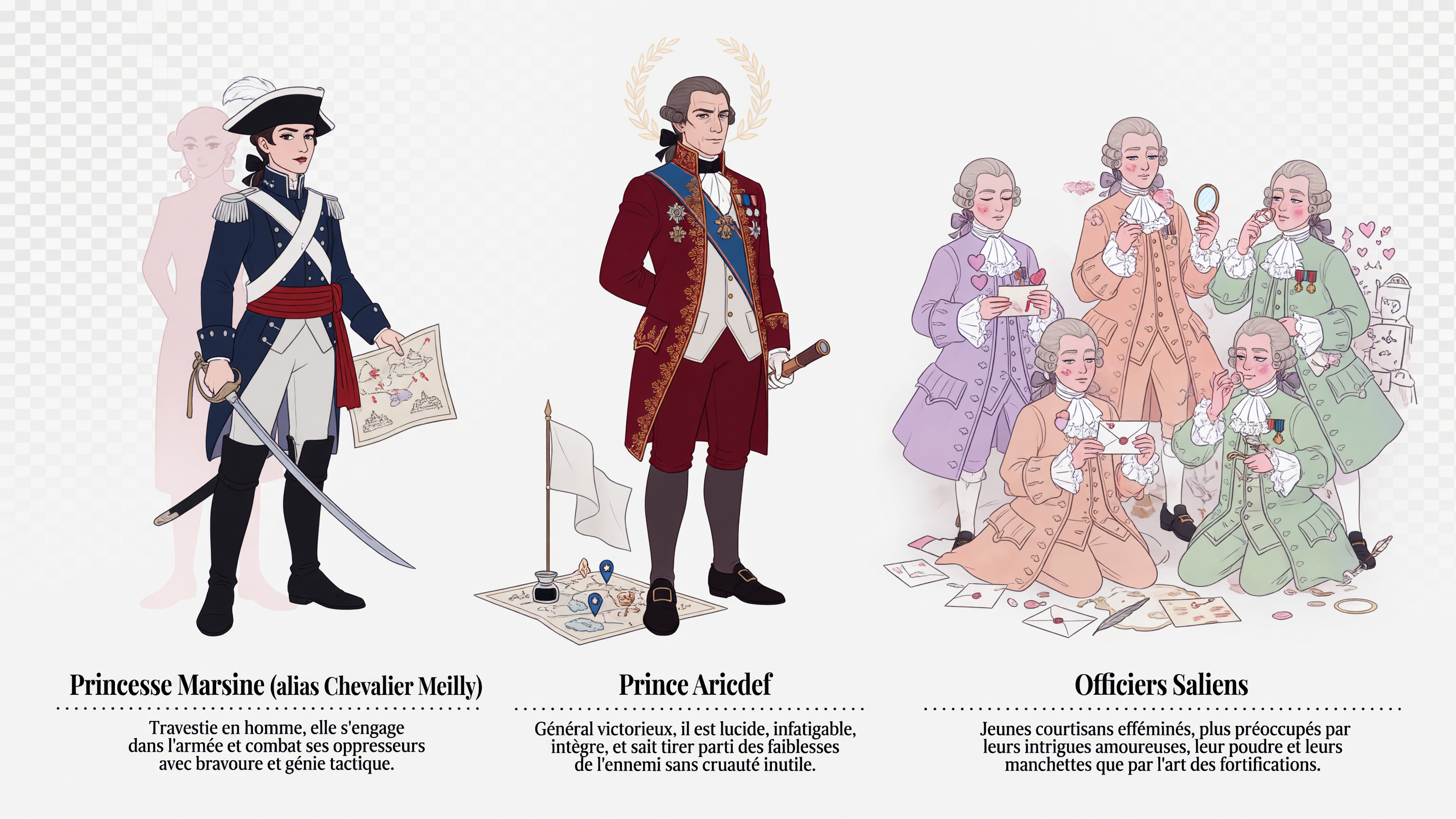 Personnages du quatrième ciel
